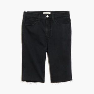 Madewell Roadtripper Biker Shorts in Lunar Wash